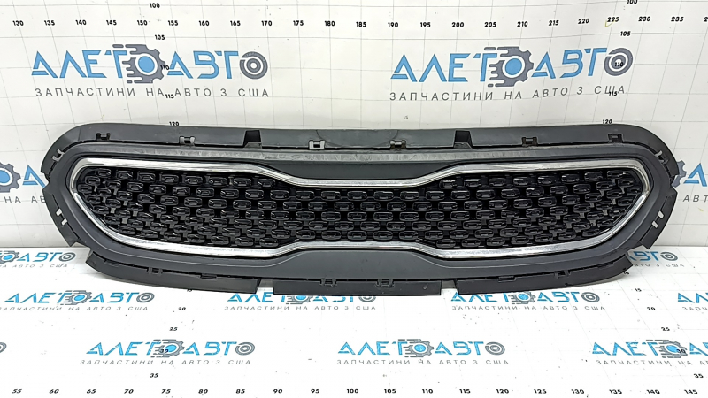Grilă radiator Kia Niro 17-19 HEV, PHEV fără radar, cromată + negru lucios