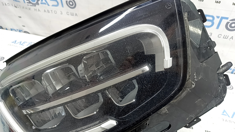 Фара передняя правая в сборе Mercedes GLC 20-22 LED с уплотнителем, под полировку