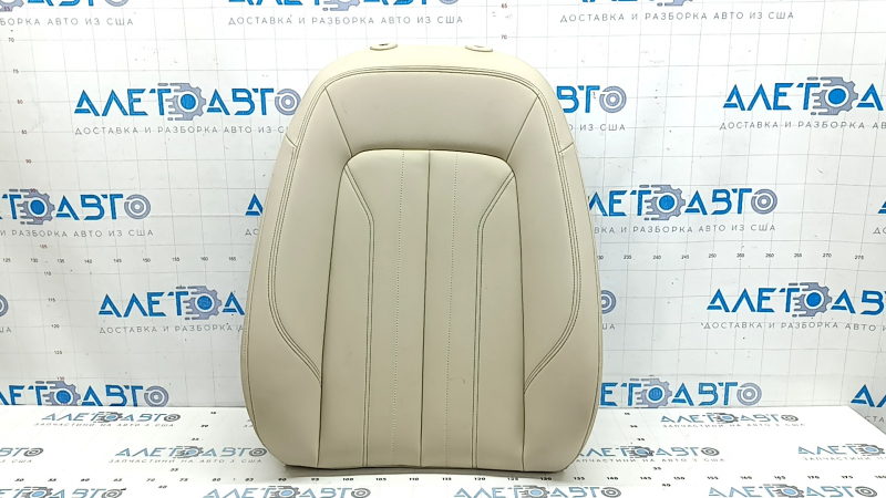 Спинка пассажирского сиденья Audi Q5 80A 21-25 кожа, бежевая, с подогревом