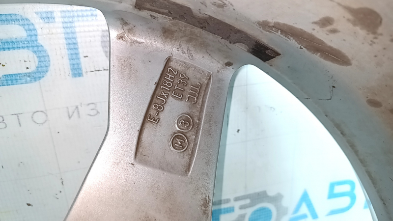 Диск колесный R18 x 8J ET39 Audi Q5 80A 21-25 стиль 41V легкая бордюрка