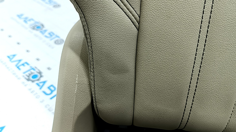 Спинка заднего ряда сидений 2 ряд правая Audi Q5 80A 21-24 кожа бежевая, механическое, под чистку, примято