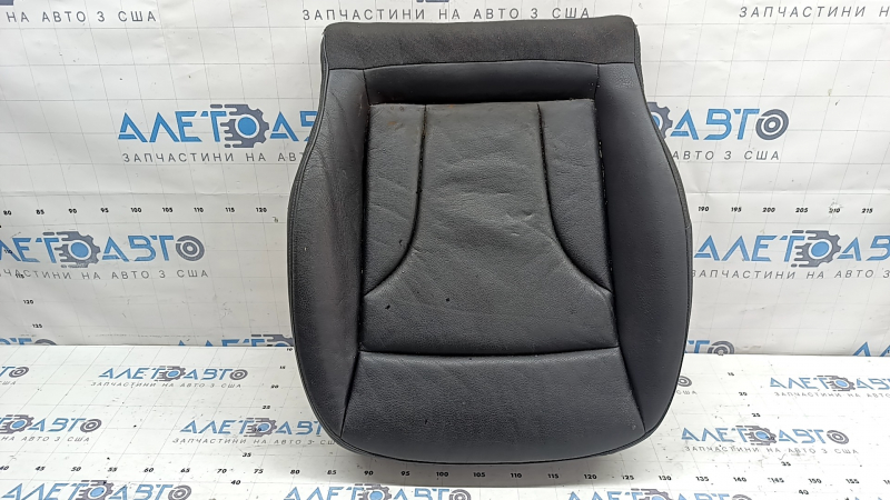 Tapițerie scaun pasager Audi Q3 8U 15-18, piele neagră, încălzită, curățabil chimic