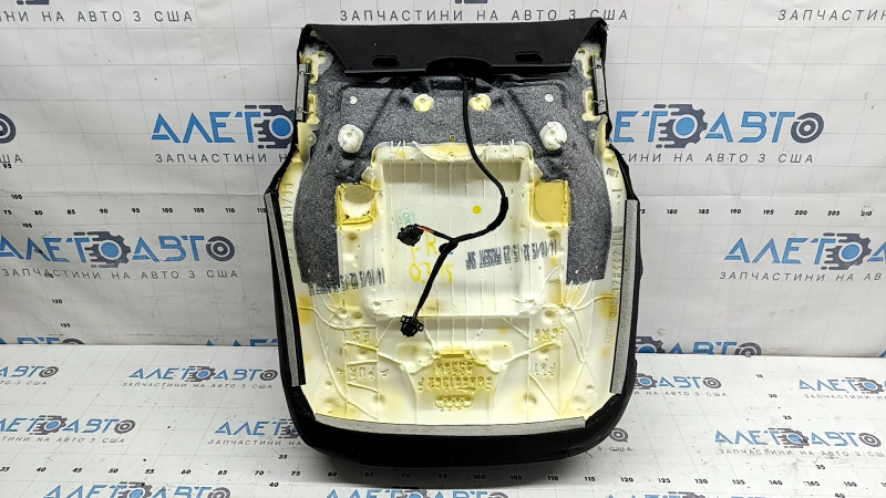 Tapițerie scaun pasager Audi Q3 8U 15-18, piele neagră, încălzită, curățabil chimic