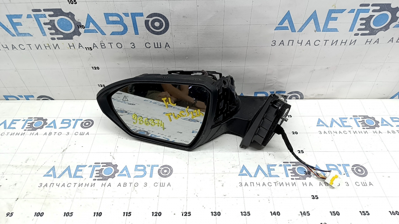 Зеркало боковое левое в сборе Hyundai Tucson 22-24 7 пинов, подогрев, BSM, структура, без крышек