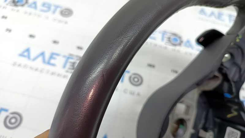 Volan gol Mercedes W167 GLE 350 450 20-23 piele gri închis fără încălzire, cu pete, zgârieturi, lovituri
