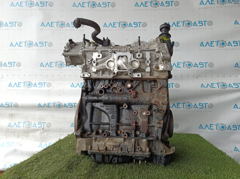 Двигатель VW Tiguan 18-22 2.0 TFSI DGUA 159к, запустился, компрессия 12-12-12-12, ржавый