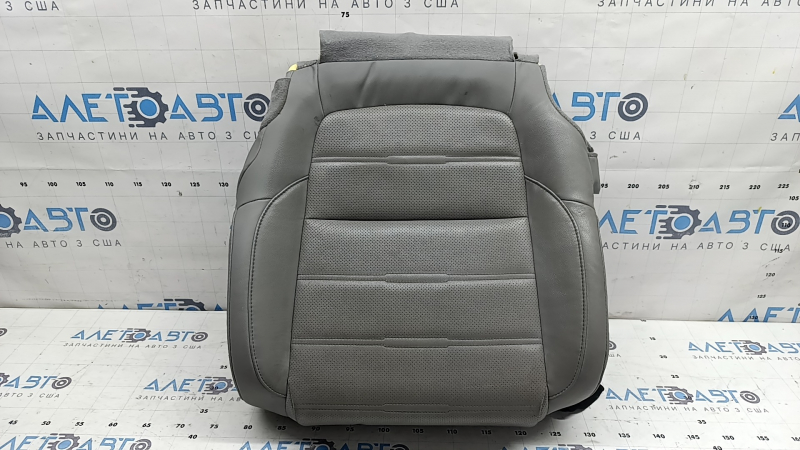 Tapițerie pernă scaun șofer pentru Honda CRV 17-22, piele gri, perforată și încălzită, curățabilă chimic