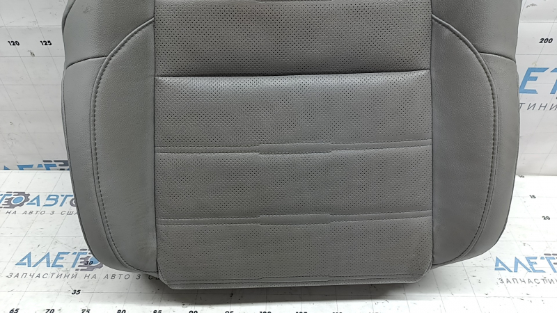 Tapițerie pernă scaun șofer pentru Honda CRV 17-22, piele gri, perforată și încălzită, curățabilă chimic