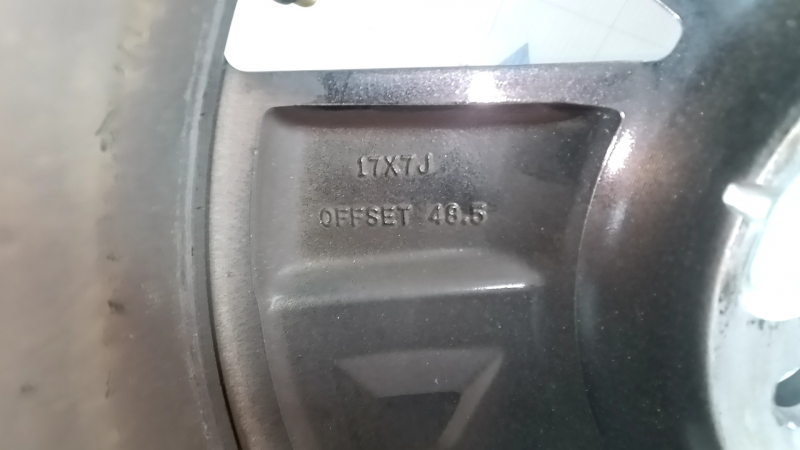 Диск колесный R17x7J ET48.5 Hyundai Tucson 22-24 тип 2, легкая бордюрка