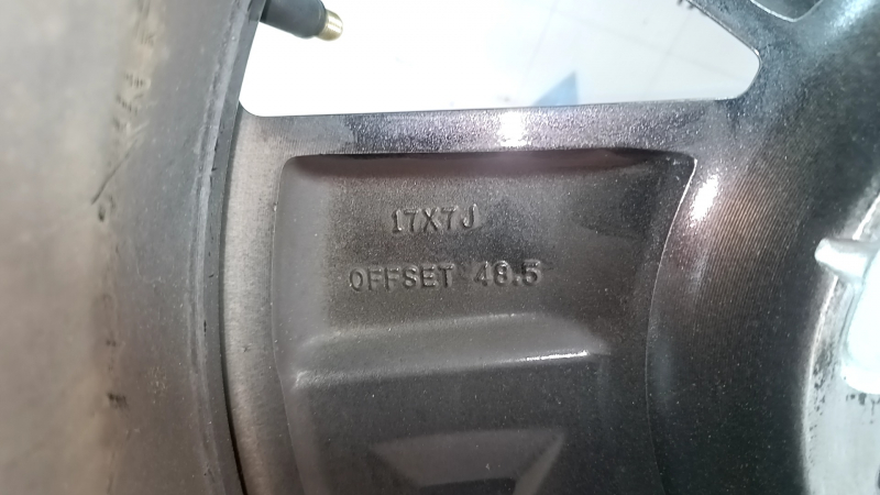 Диск колесный R17x7J ET48.5 Hyundai Tucson 22-24 тип 2, легкая бордюрка