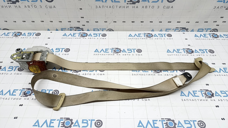 Centură de siguranță șofer cu acționare pentru Toyota Camry V55 15-17 SUA, bej, vopsită cu alice, curățabilă chimic