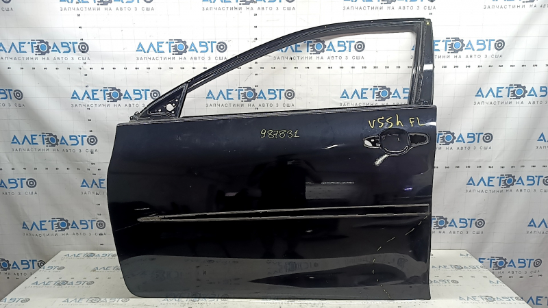 Ușă stânga față goală Toyota Camry v55 15-17 SUA, neagră 218, îndoită