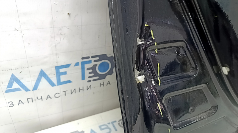 Ușă stânga față goală Toyota Camry v55 15-17 SUA, neagră 218, îndoită