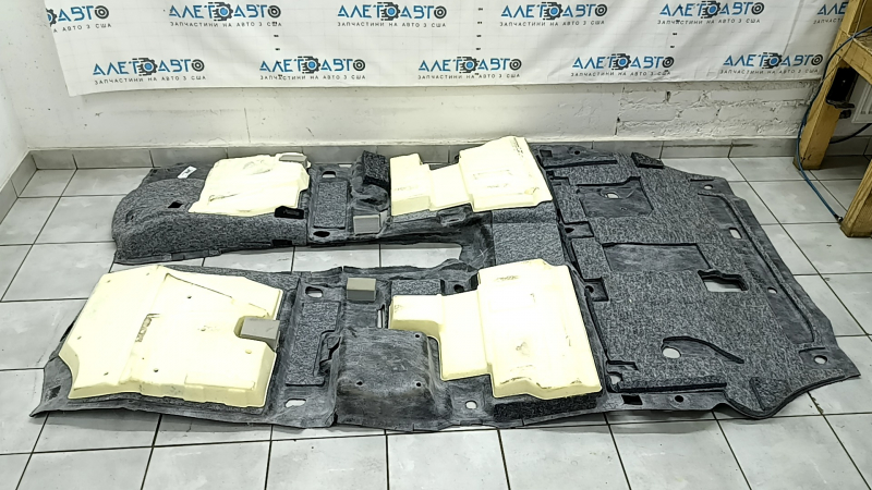 Covoraș de podea negru pentru Hyundai Santa FE 19-23, curățabil chimic