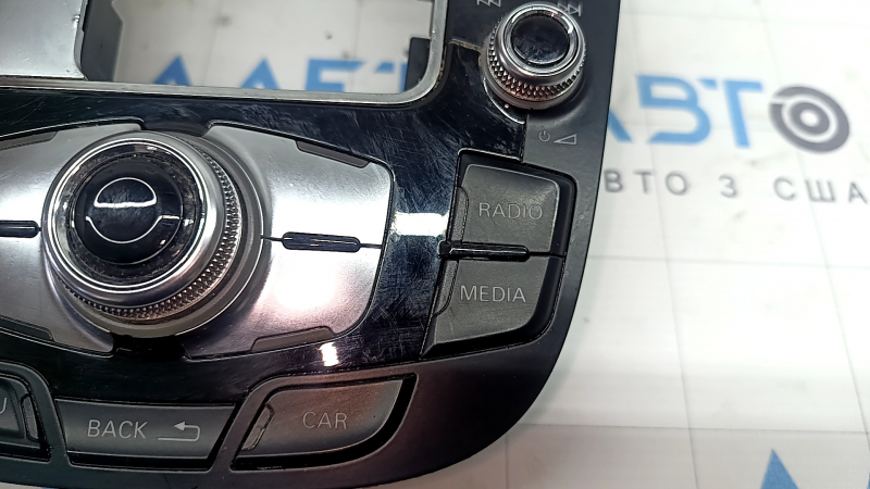 Capac schimbător de viteze pentru Audi A4 B8 13-16, suport sub start/stop cu control media, zgârieturi