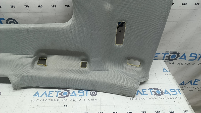 Обшивка потолка Audi A4 B8 13-16 рест, седан, под люк, серая, заломы, под чистку