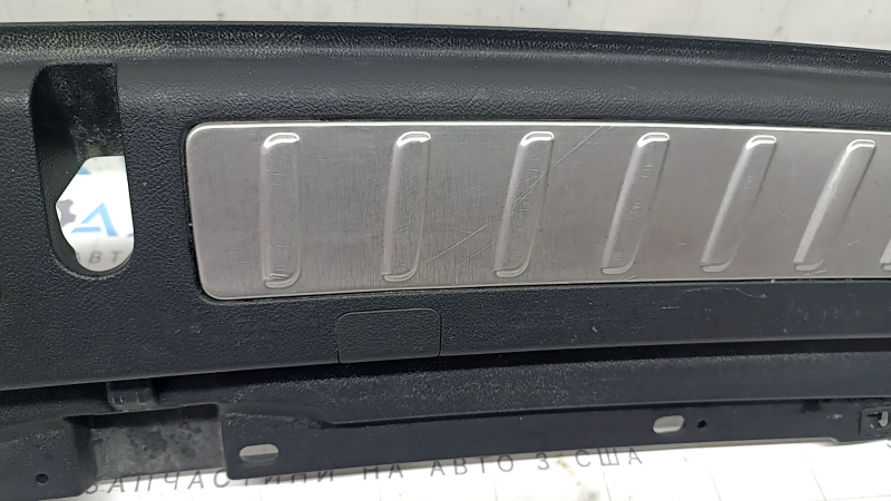 Ornamente portbagaj BMW X3 G01 18-24, negre, inserții cromate, cu dopuri, zgârieturi