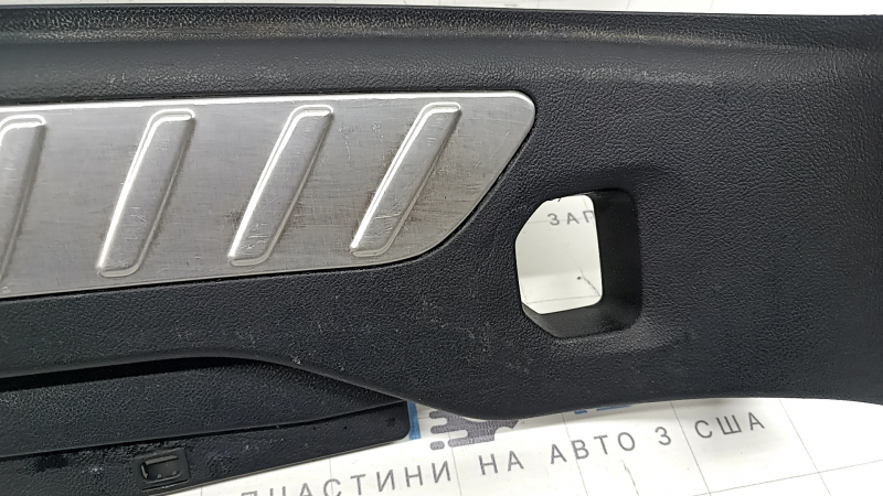 Ornamente portbagaj BMW X3 G01 18-24, negre, inserții cromate, cu dopuri, zgârieturi