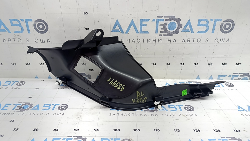 Ornament prag ușă, interior spate stânga BMW X3 G01 18-24, negru, zgârieturi