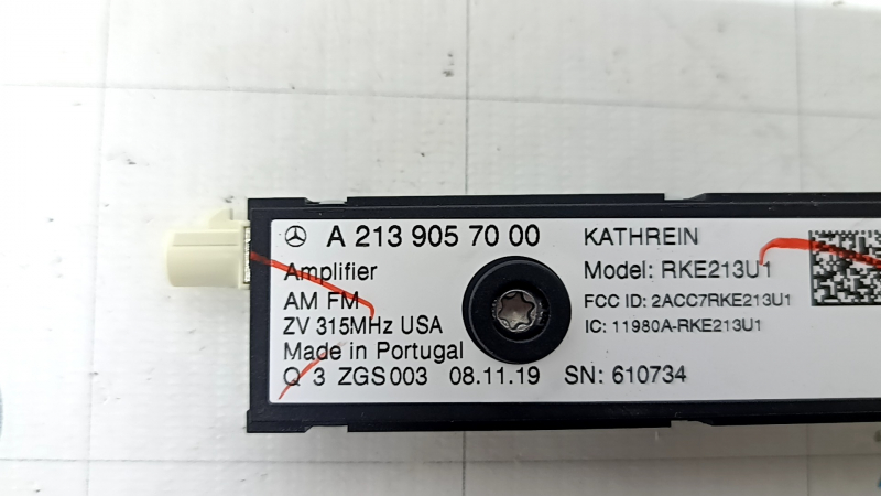 AMPLIFICATOR ANTENĂ Mercedes X167 GLS 450 580 20-26 pr