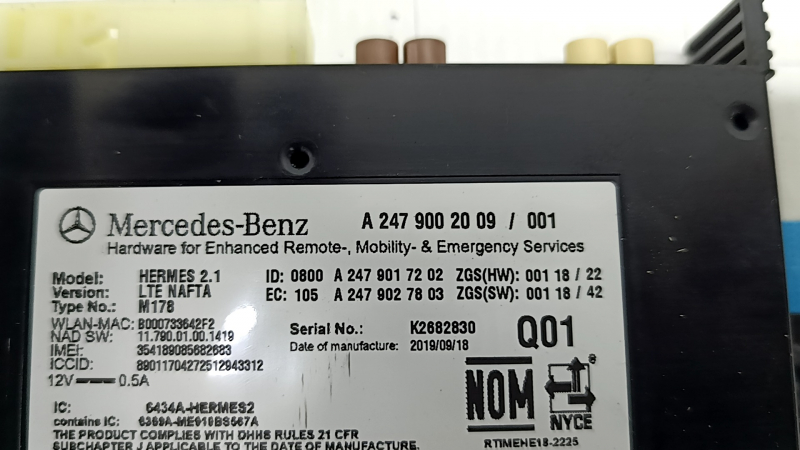 Modul de control telematic Mercedes X167 GLS 450 580 20-26