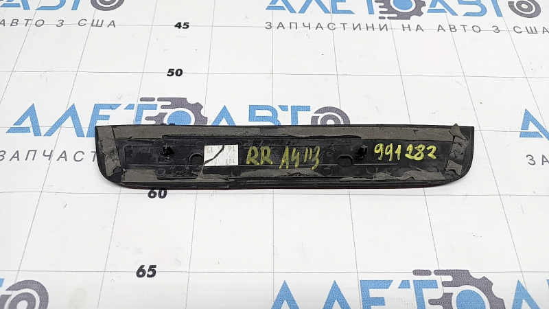 Ornament prag ușă spate dreapta exterior Audi A4 B8 08-16 sedan cromat S line, zgârieturi