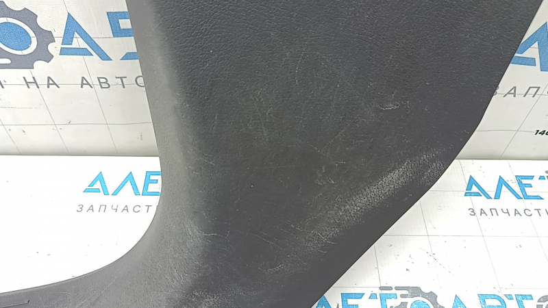 Ornament prag interior stânga față Mercedes X167 GLS 450 580 20-23 gri închis, zgârieturi, uzat, necesită curățare, elemente de fixare rupte