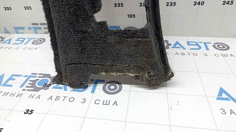 Обшивка арки задняя правая в сборе BMW X5 G05 19-21 черная, цельная, с ручкой откидывания сидения, под химчистку