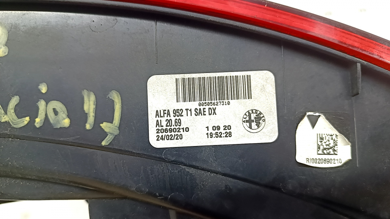 Stop aripă dreapta Alfa Romeo Giulia 17-23