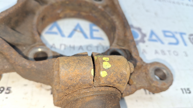Fulie punte față dreapta Subaru Legacy 15-19 cu articulație sferică, șurub rupt în fixare, ruginit