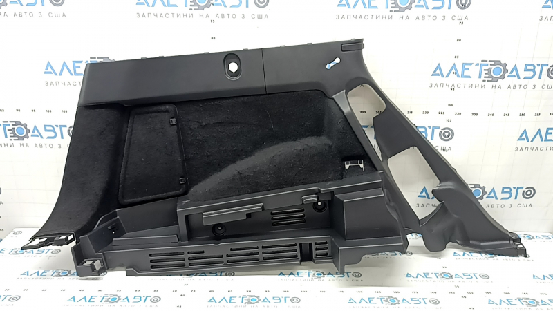Ornament arc stânga Nissan Rogue 21-22 negru, sub podea solidă, fabricat în SUA, zgârieturi