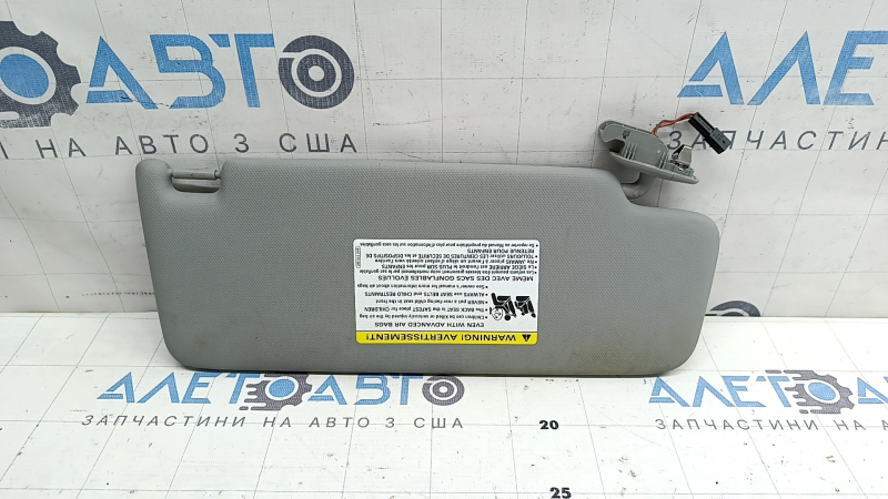 Vizor stânga Audi A4 B9 17-24 gri, fără cârlig, curățabil chimic