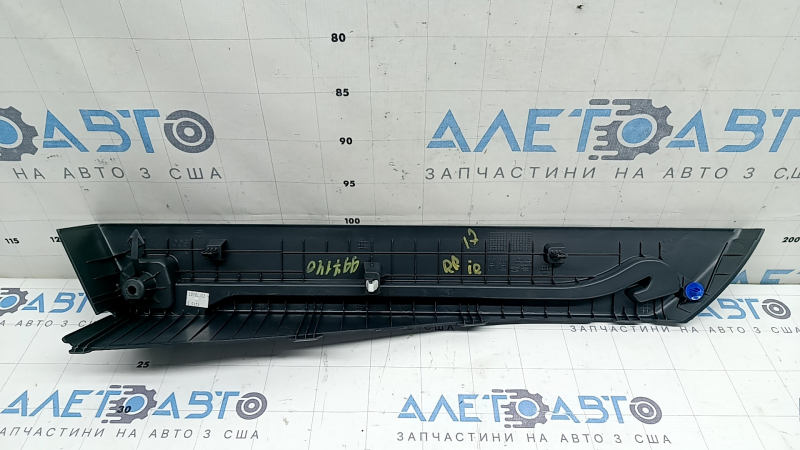 Ornament arc dreapta Hyundai Ioniq 17-22 superior, negru, zgârieturi