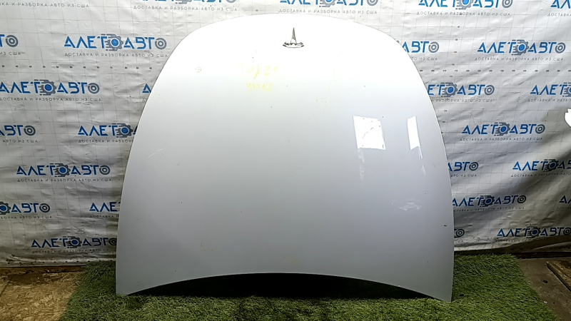 Капот голый Tesla Model Y 20-25 алюминий, белый PPSW, сколы, царапины