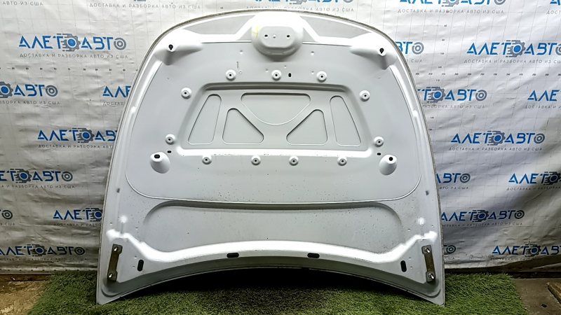 Капот голый Tesla Model Y 20-25 алюминий, белый PPSW, сколы, царапины