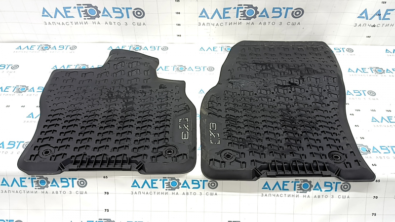 Set de 4 covorașe de cauciuc pentru interior pentru Audi Q3 83A 19-25 negru