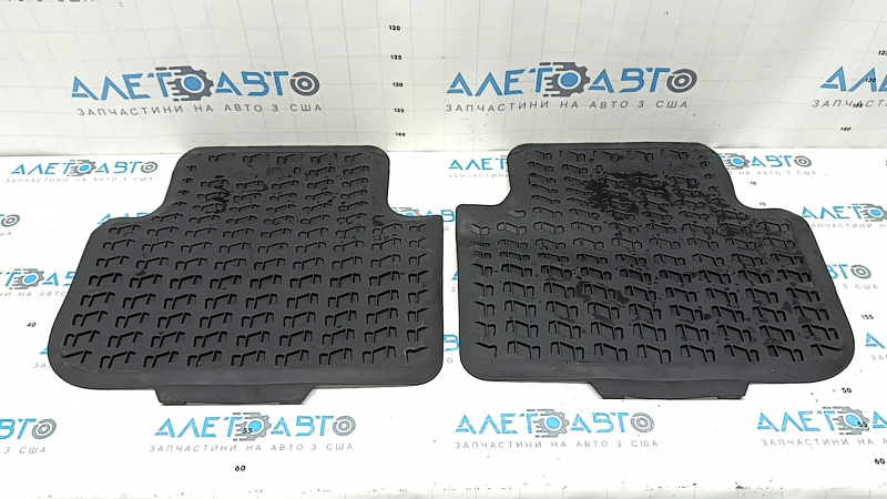 Set de 4 covorașe de cauciuc pentru interior pentru Audi Q3 83A 19-25 negru