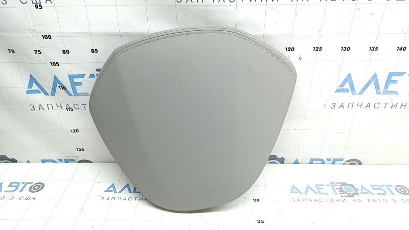 Ornamente panou față stânga sus Hyundai Ioniq 17-22, piele bej, cusături albe, curățabil chimic