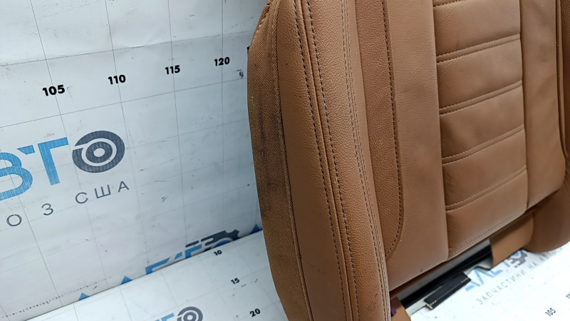 Обшивка подушки водительского сиденья BMW 3 G20 19-21 кожа коричневая COGNAC, с подогревом, под химчистку