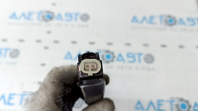 Ручка двери внешняя задняя правая в сборе Audi A6 C7 15-18 keyless, с подсветкой, хром, царапины