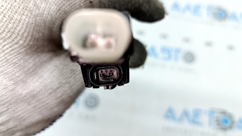 Ручка двери внешняя задняя правая в сборе Audi A6 C7 15-18 keyless, с подсветкой, хром, царапины