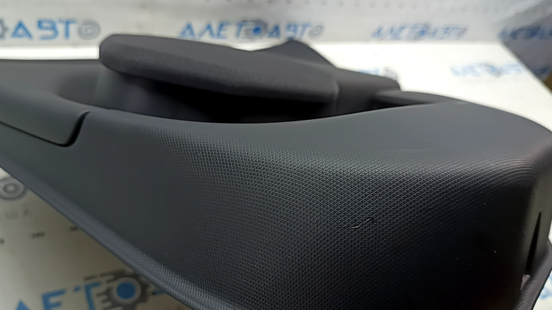 Ornamente ușă spate dreapta Ford Mustang Mach-E 21-26 negru, inserție piele neagră, cotiera piele neagră, cu mâner, zgârieturi