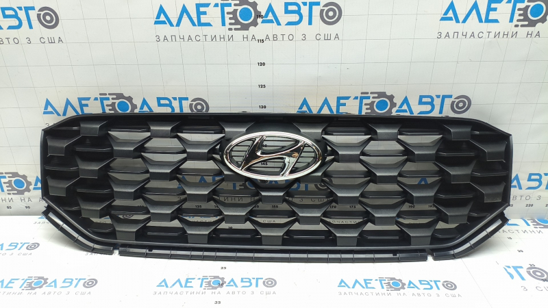Grilă radiator Hyundai Santa FE 21-23 cu insignă, neagră