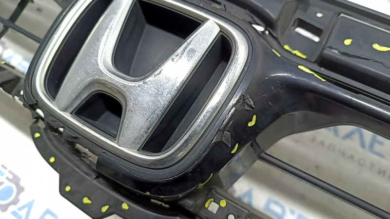 Основа решетки радиатора grill Honda Insight 19-22 с эмблемой, трещины, отсутствуют фрагменты