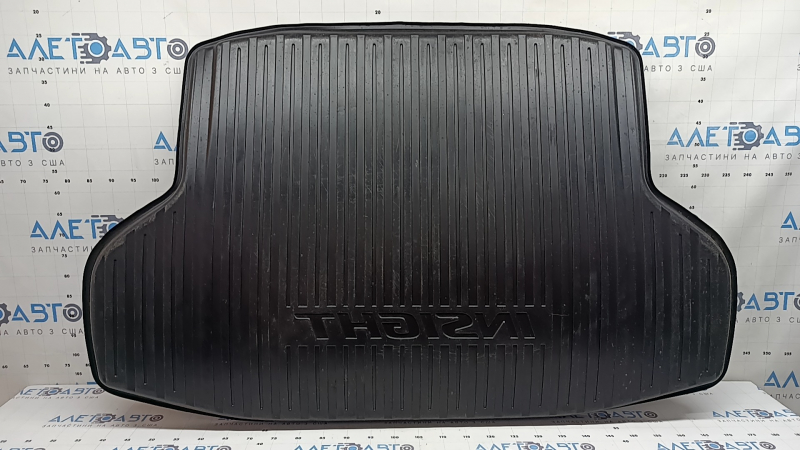 Ковер багажника резина Honda Insight 19-22 черный, потерт
