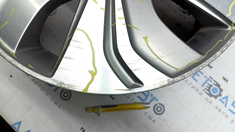 Disc roată R17x6.5J Hyundai Sonata 13-15 bordură ușoară, ornamente cromate