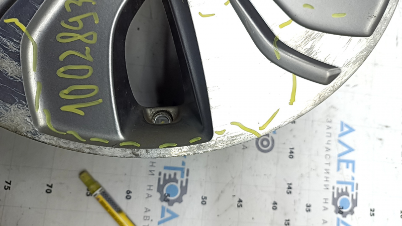 Disc roată R17x6.5J Hyundai Sonata 13-15 bordură ușoară, ornamente cromate