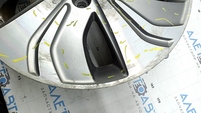 Disc roată R17x6.5J Hyundai Sonata 13-15 bordură ușoară, ornamente cromate