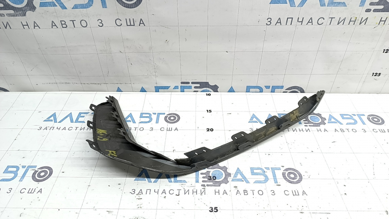 Ornament bară față, stânga, Audi A6 C8 19-23, gri lucios, S-Line