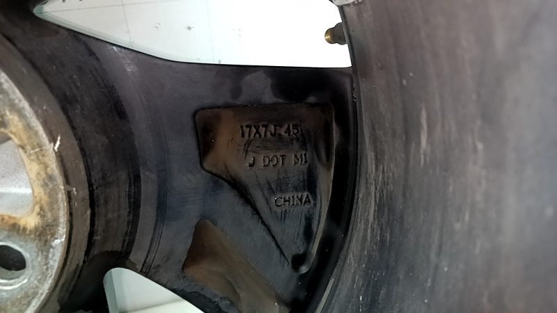 Диск колесный R17 x 7J Honda Insight 19-20 бордюрка